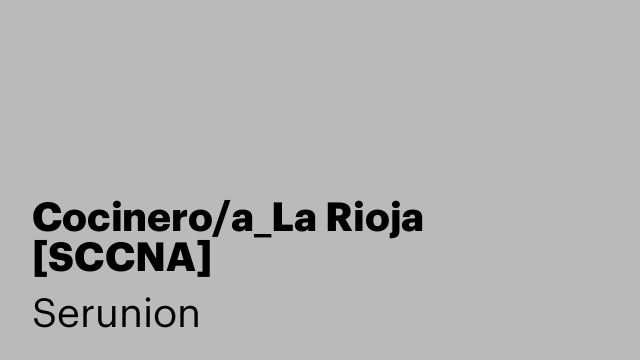 Cocinero/a_La Rioja [SCCNA]