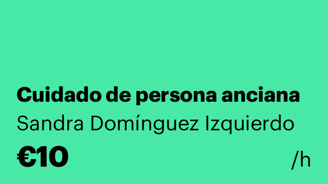 Cuidado de persona anciana
