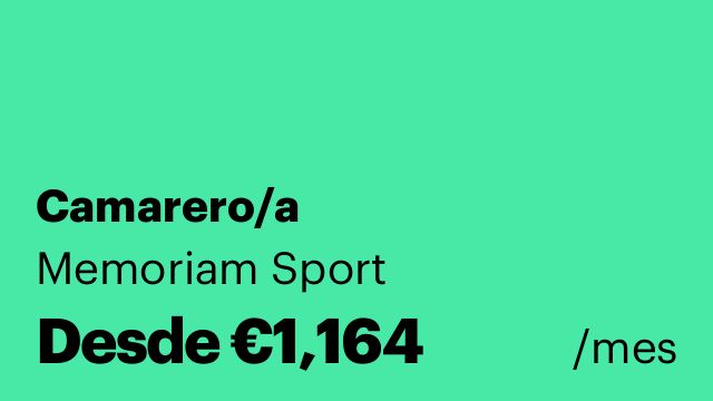 Camarero/a