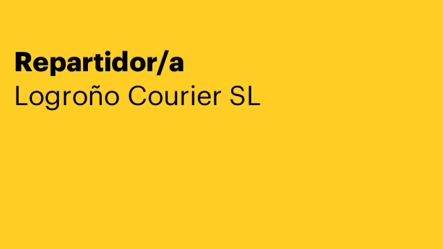 Repartidor/a