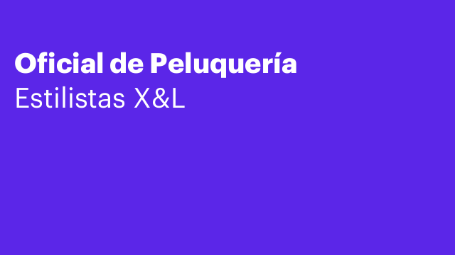 Oficial de Peluquería