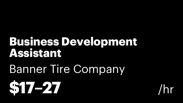 Business Development Assistant