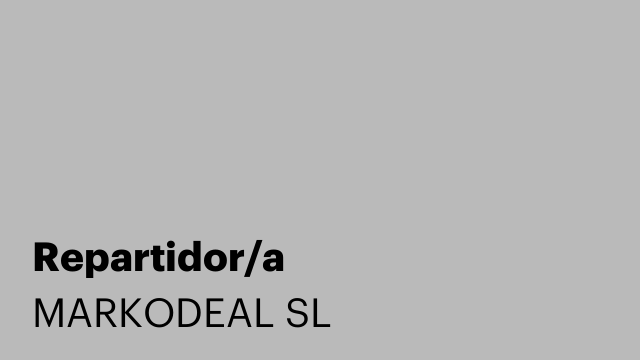 Repartidor/a