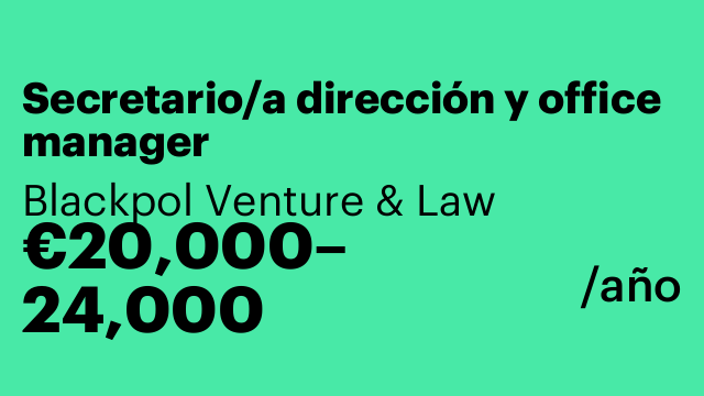 Secretario/a dirección y office manager