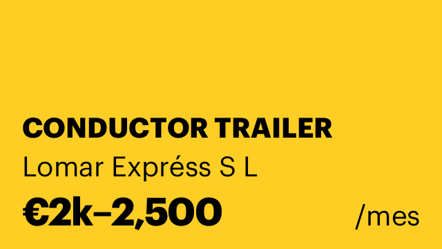 CONDUCTOR TRAILER