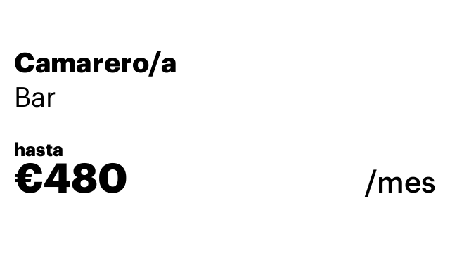Camarero/a