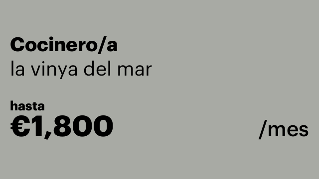Cocinero/a