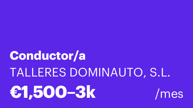Conductor/a