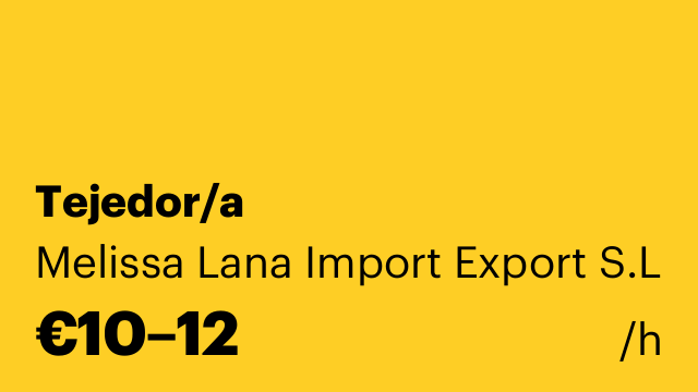Tejedor/a