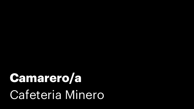 Camarero/a