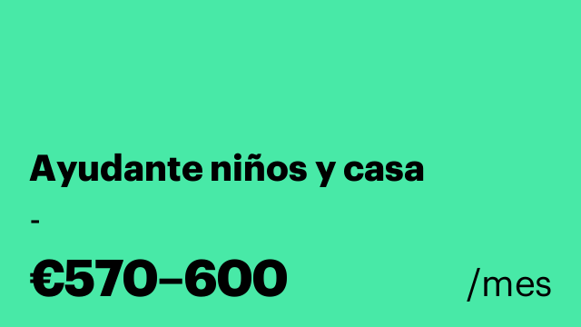 Ayudante niños y casa