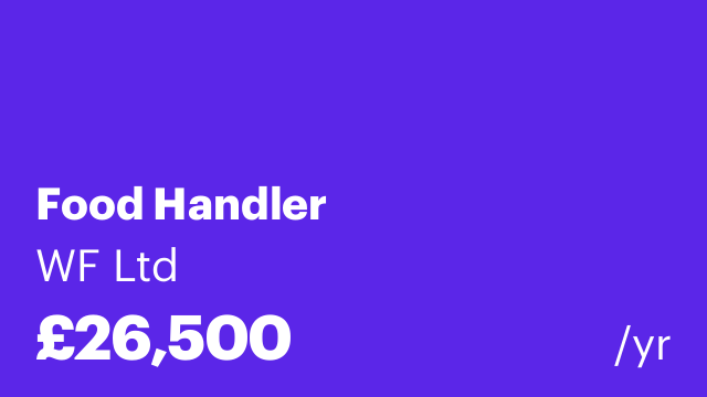 Food Handler