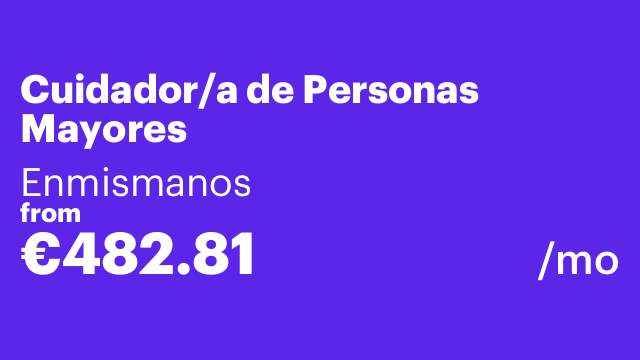 Cuidador/a de Personas Mayores