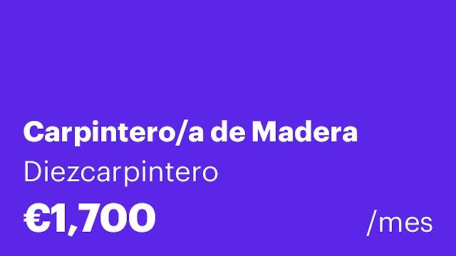 Carpintero/a de Madera
