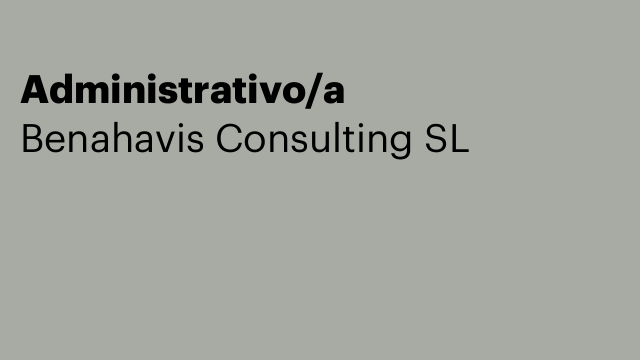 Administrativo/a