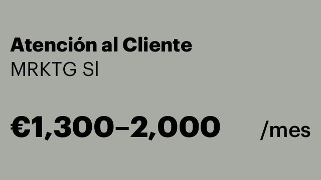 Atención al Cliente
