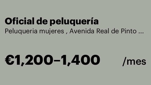 Oficial de peluquería