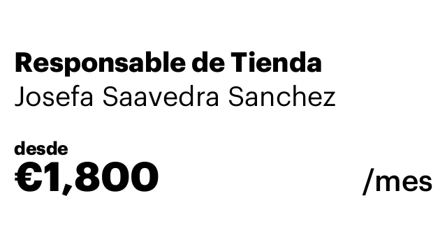 Responsable de Tienda