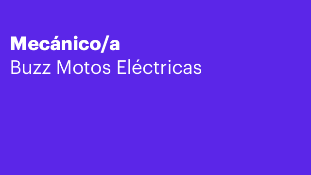 Mecánico/a