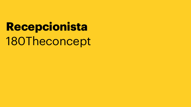 Recepcionista