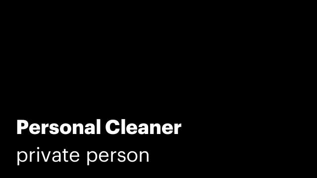 Personal Cleaner