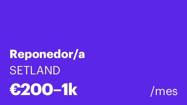 Reponedor/a
