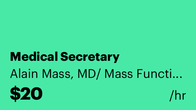 Medical Secretary