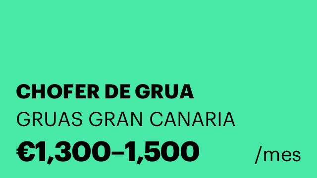 CHOFER DE GRUA