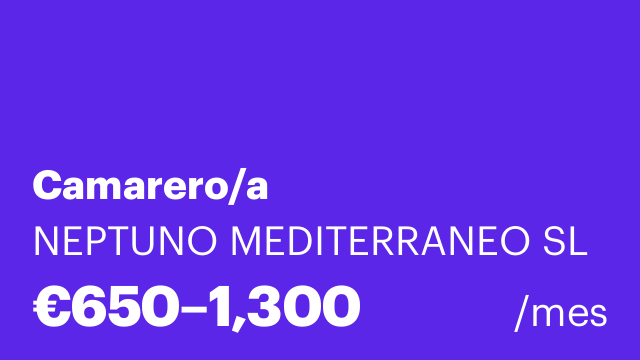Camarero/a
