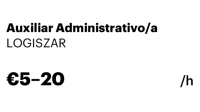 Auxiliar Administrativo/a