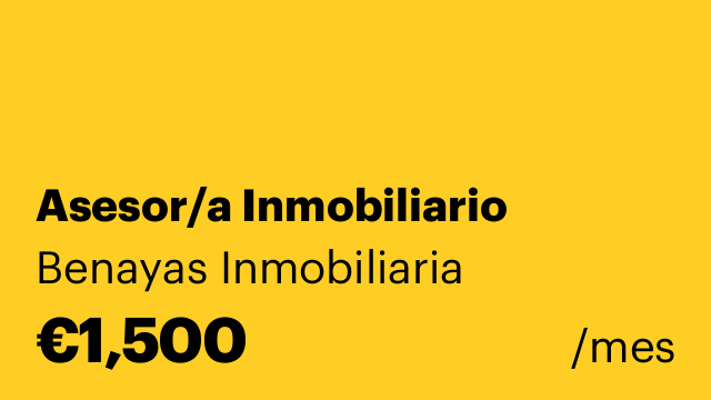Asesor/a Inmobiliario