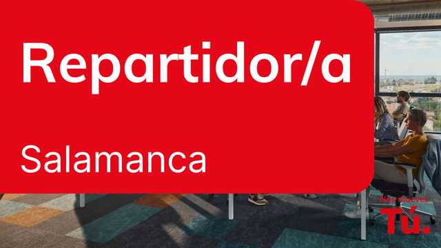 Repartidor/a - Salamanca