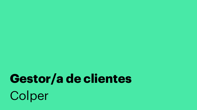 Gestor/a de clientes