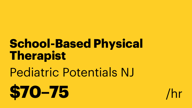 School-Based Physical Therapist