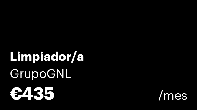 Limpiador/a