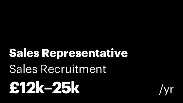 Sales Representative