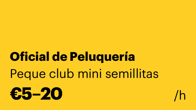 Oficial de Peluquería