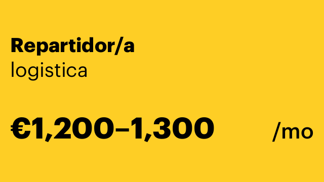 Repartidor/a