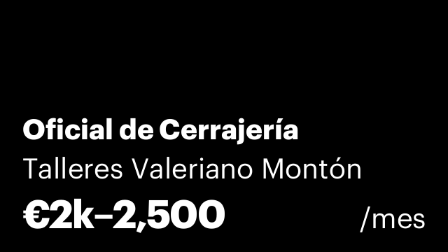Oficial de Cerrajería