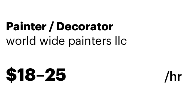 Painter / Decorator