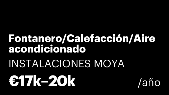 Fontanero/Calefacción/Aire acondicionado