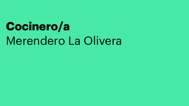 Cocinero/a