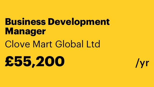 Business Development Manager