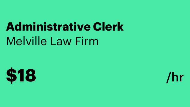 Administrative Clerk