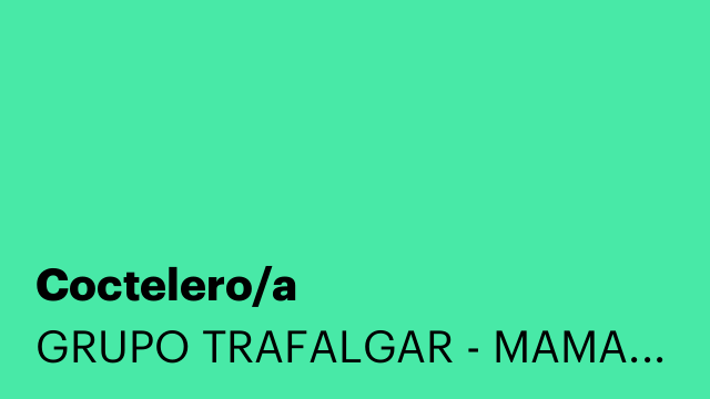 Coctelero/a