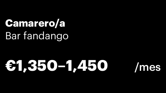 Camarero/a