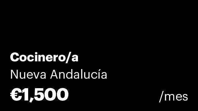 Cocinero/a