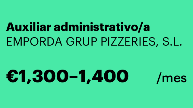 Auxiliar administrativo/a