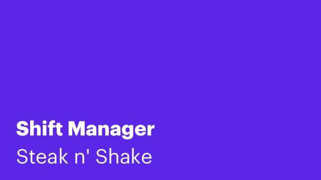 Shift Manager