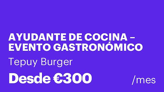 AYUDANTE DE COCINA – EVENTO GASTRONÓMICO EN ALICANTE